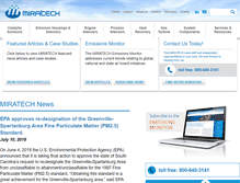 Tablet Screenshot of miratechcorp.com